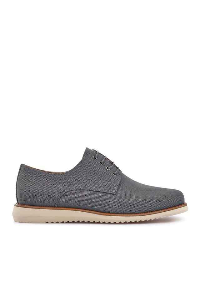 Jones Bootmaker Jones Bootmaker Men's Laird Wide-Fit Lace-Ups in Grey - 2