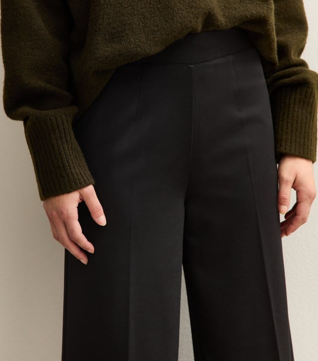 New Look Women's Petite Black Wide Leg Trousers New Look - 3