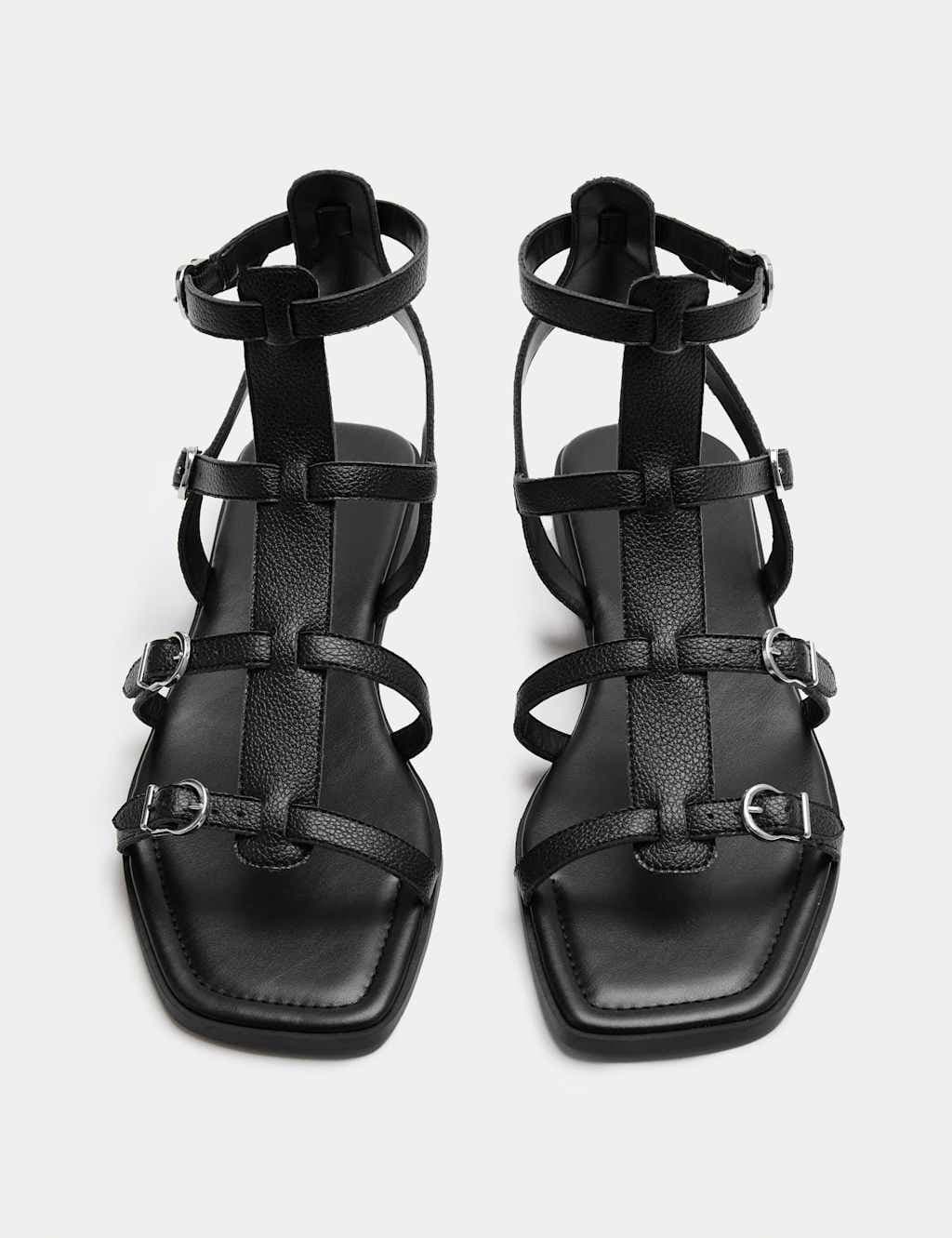 Marks & Spencer M&S Black Strappy Flat Gladiator Sandals