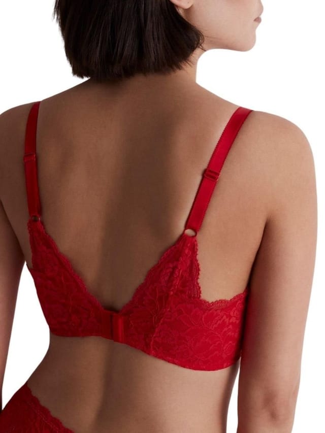 Aubade Aubade Women's Rosessence Care Spacer T-Shirt Bra in Red - 2