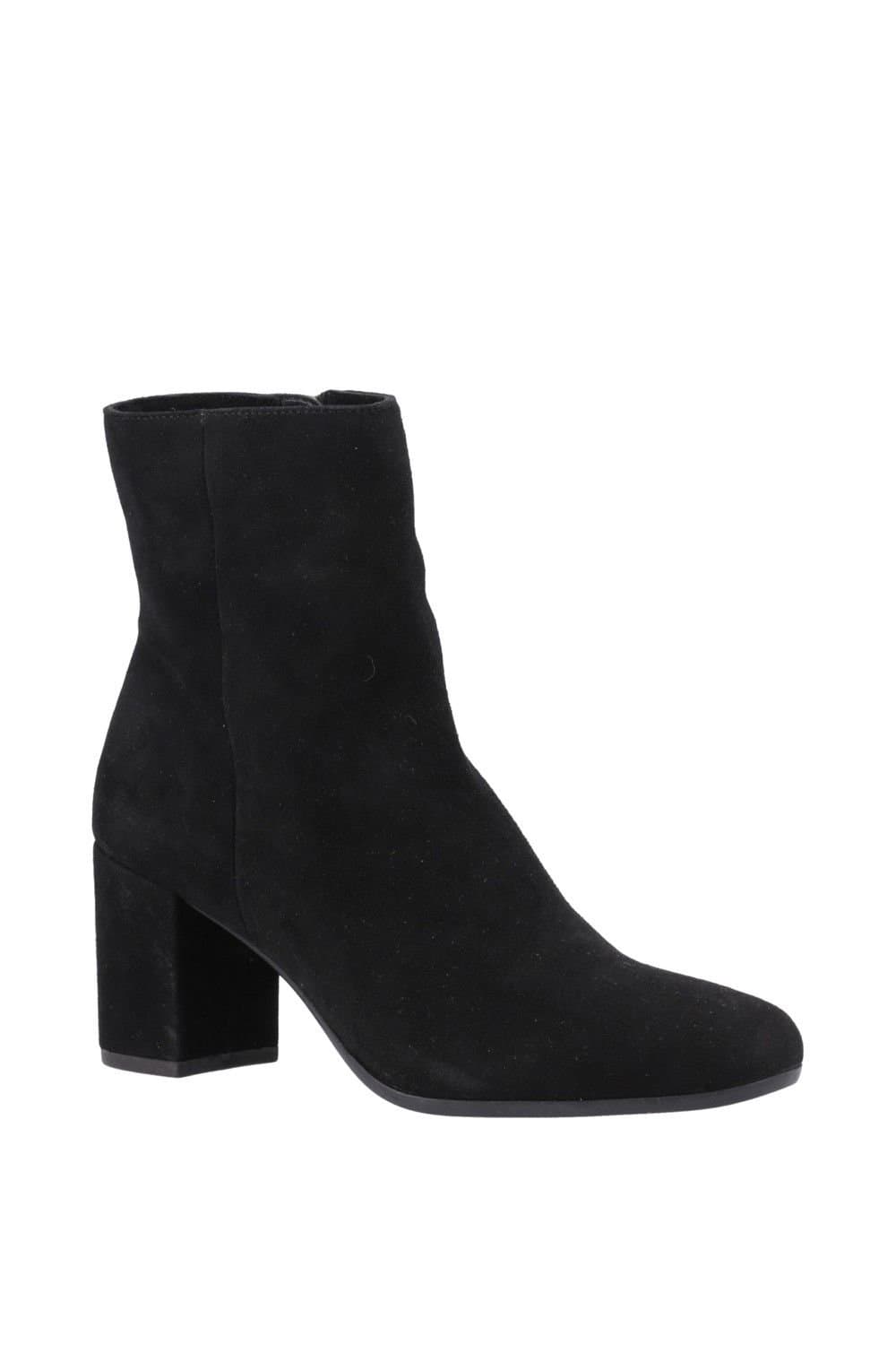 Hush Puppies Hush Puppies Black Suede Ankle Boots