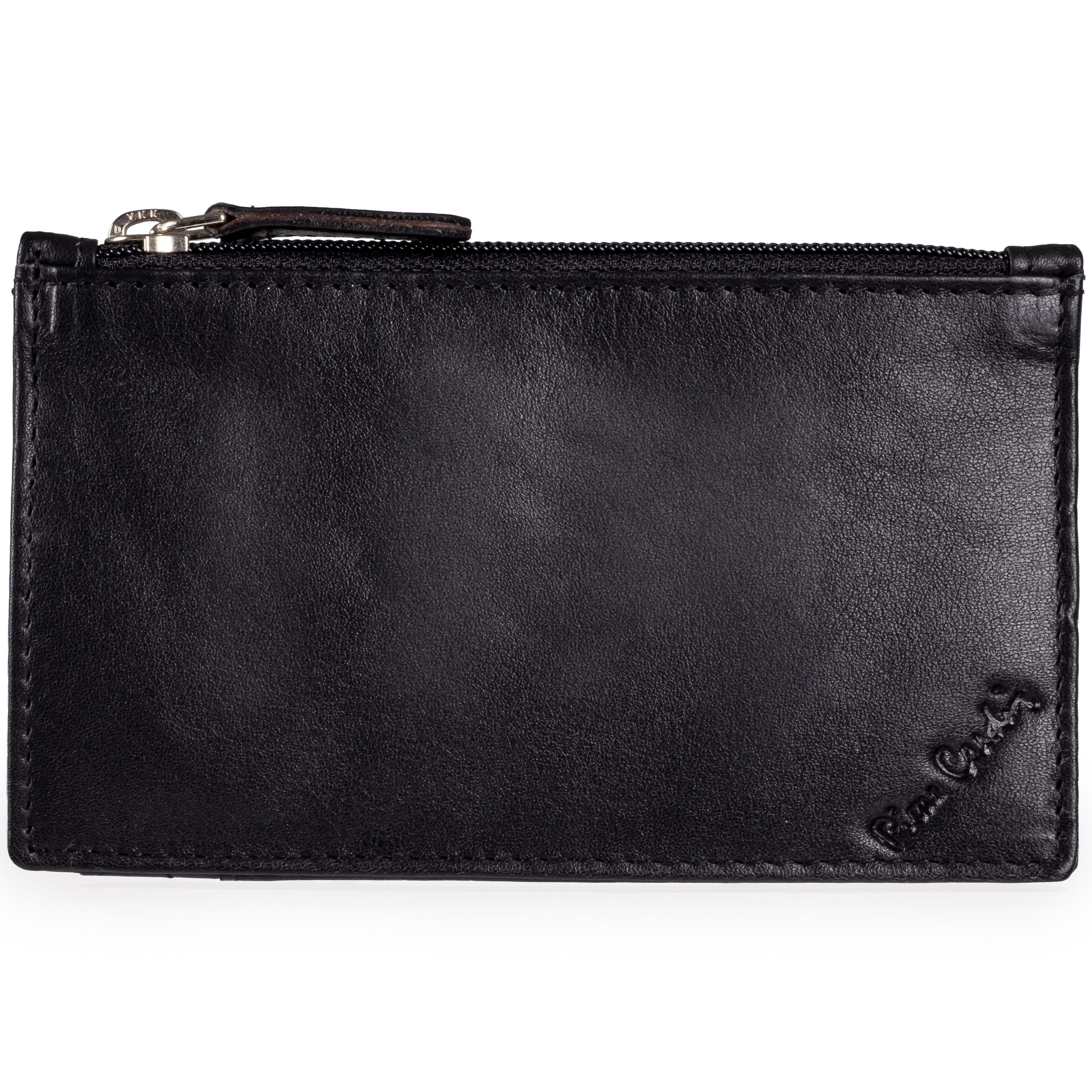 Pierre Cardin Pierre Cardin Men's Mens Genuine Leather Card Wallet Nappa Slim Gift Box Black - 1