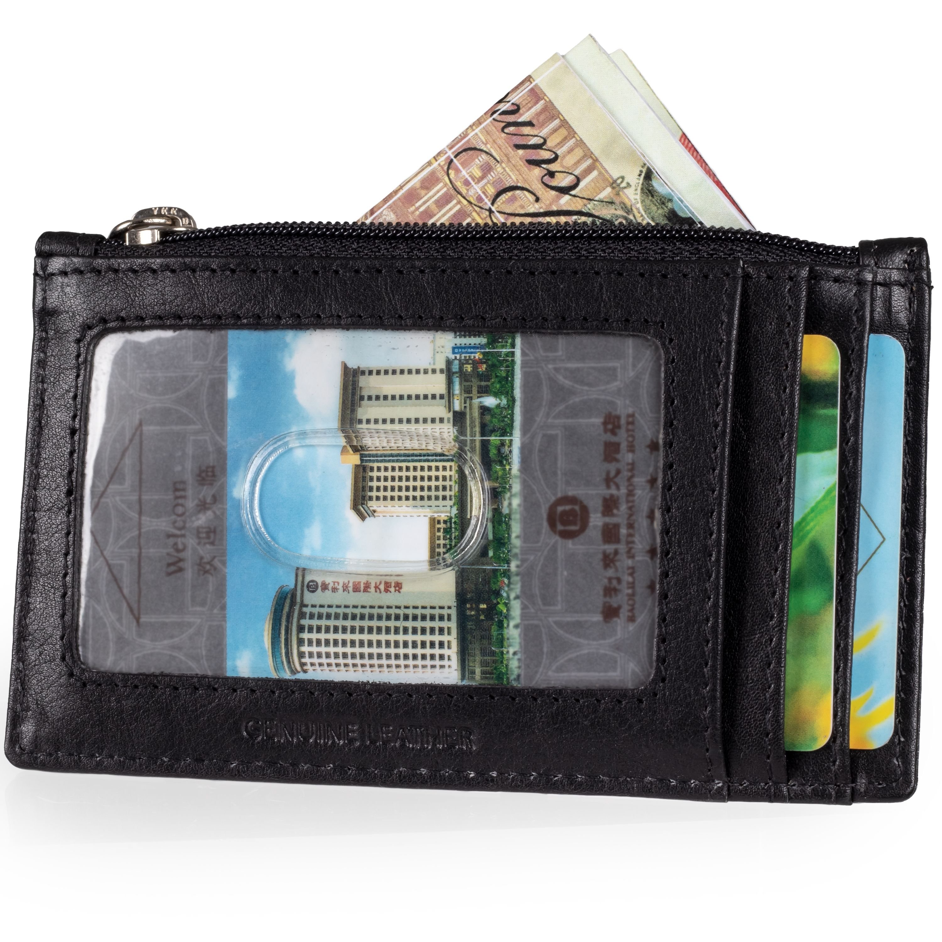 Pierre Cardin Pierre Cardin Men's Mens Genuine Leather Card Wallet Nappa Slim Gift Box Black - 2