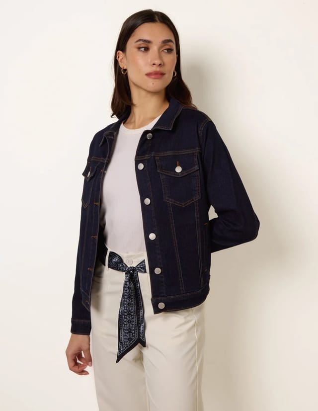 Blue Vanilla Boxy Denim Jacket - 3