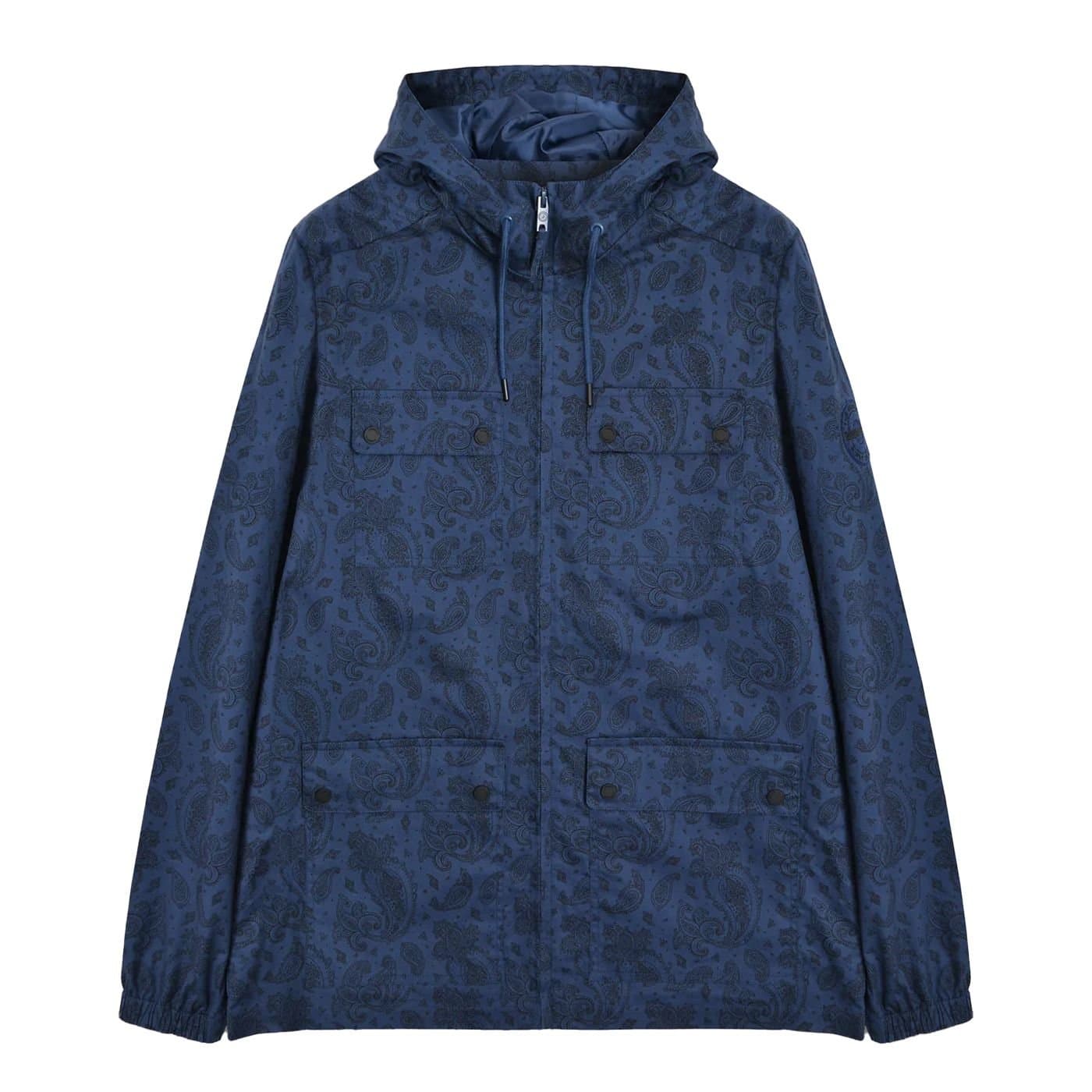 Lambretta Lambretta Men's Paisley Field Jacket in Navy