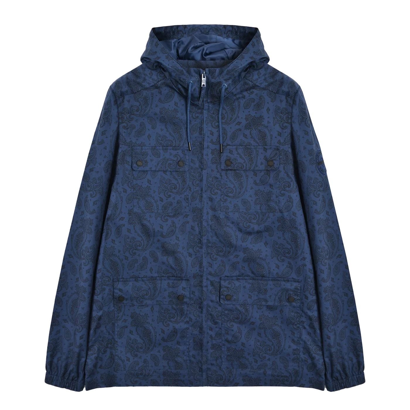 Lambretta Lambretta Men's Paisley Field Jacket in Navy - 3
