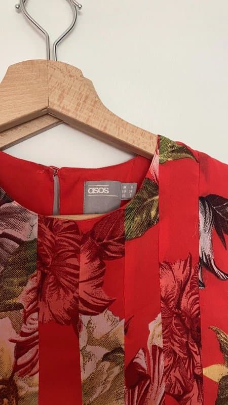 ASOS ASOS silk dress - worn once, layered chiffon