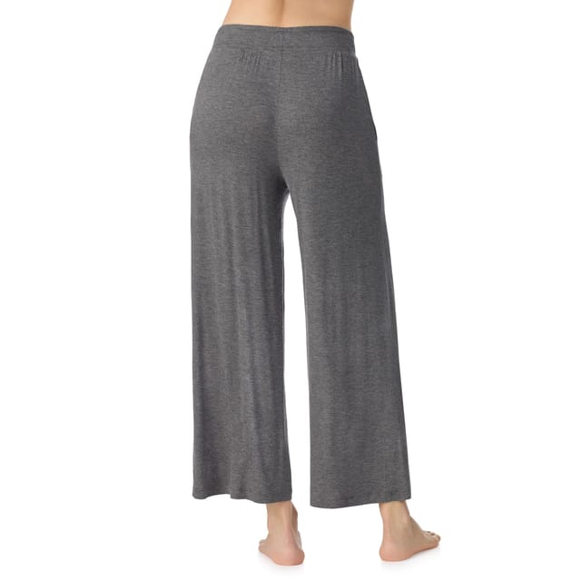 DKNY DKNY Women's Ankle length cropped separate sleep pant with pockets in grey - 2