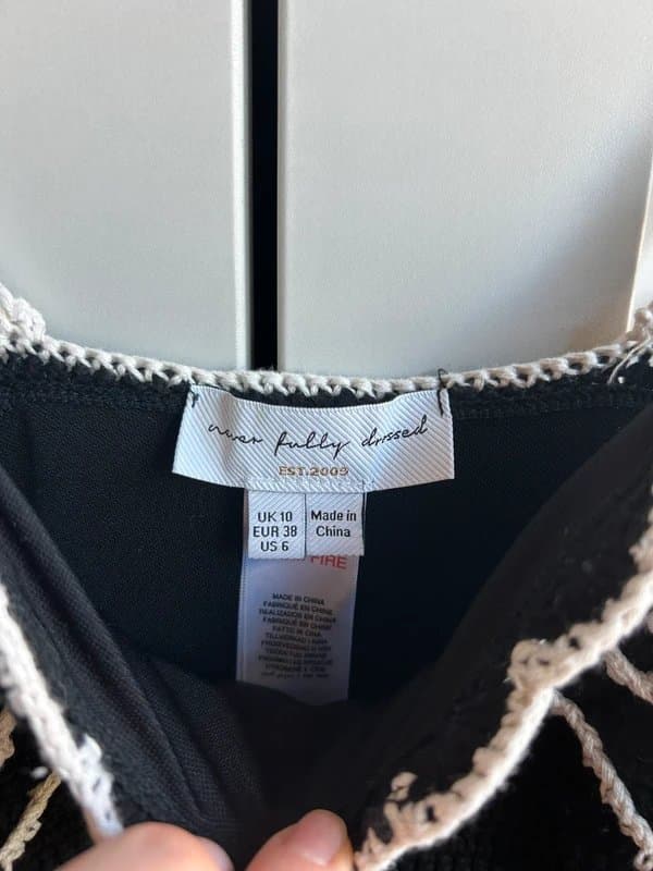 Never Fully Dressed Never fully dressed knit shell bodysuit