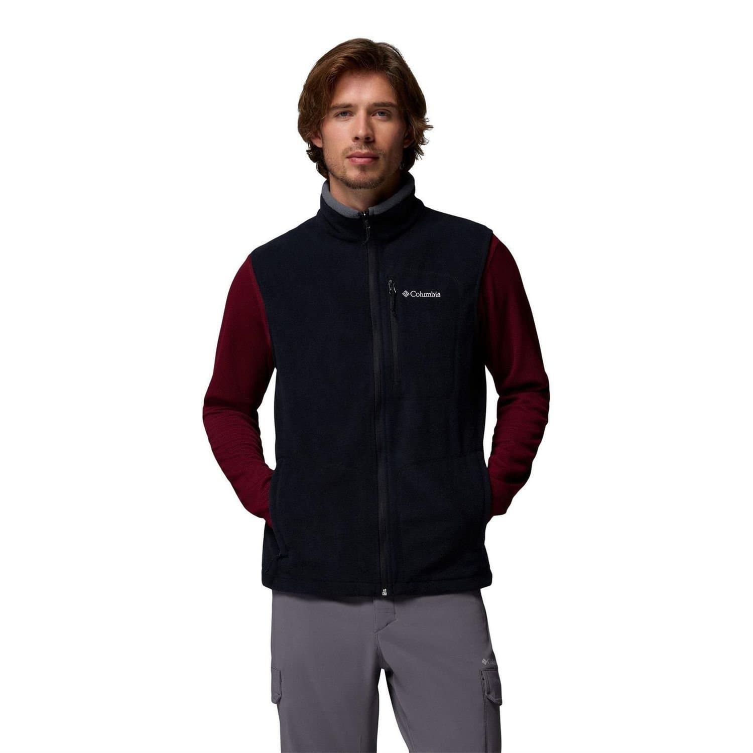 Columbia Columbia Men's Fleece Lightweight Walking Gilet in Black