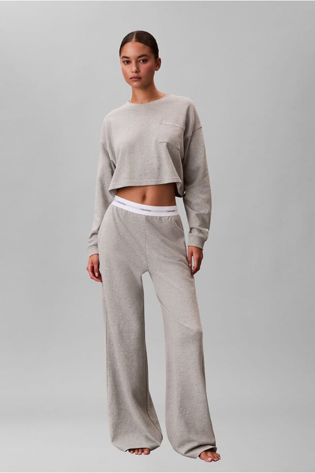 Calvin Klein Calvin Klein Men's Logo Jersey Pant Grey Heather - 2