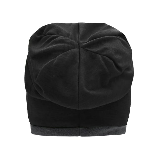 Myrtle Beach Myrtle Beach Men's Fleece Beanie in Black - 2