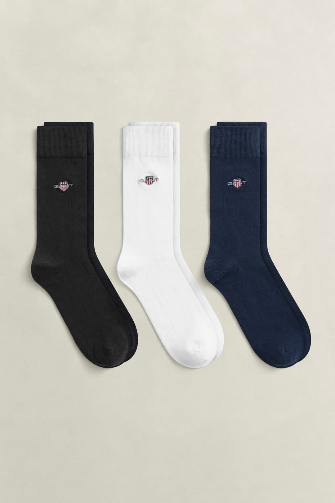 Gant Gant Men's Shield Socks 3-Pack Black