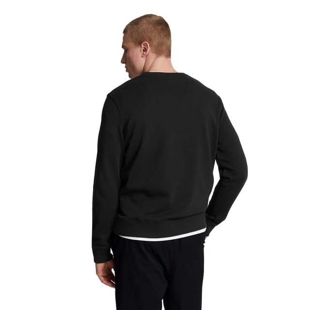 Lyle & Scott Lyle & Scott Men's Crew Neck Long-Sleeved Sweatshirt in Black - 2