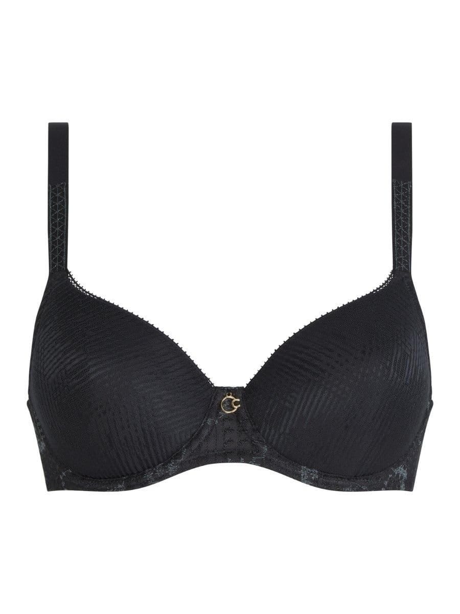 Chantelle Chantelle Women's Intrigue Memory Foam T-Shirt Bra in Black - 4