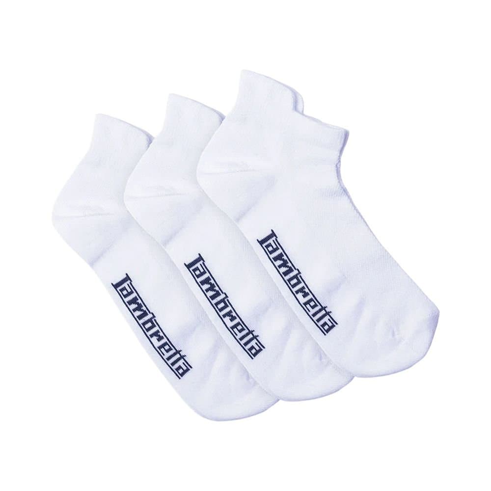 Lambretta Lambretta Men's Trainer Socks (Pack of 3) in White