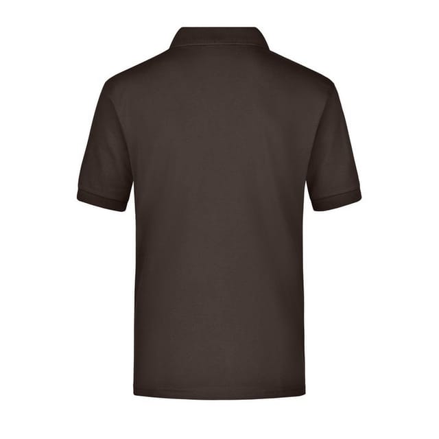 James and Nicholson James and Nicholson Men's Pique Pocket Polo Shirt in Brown - 2