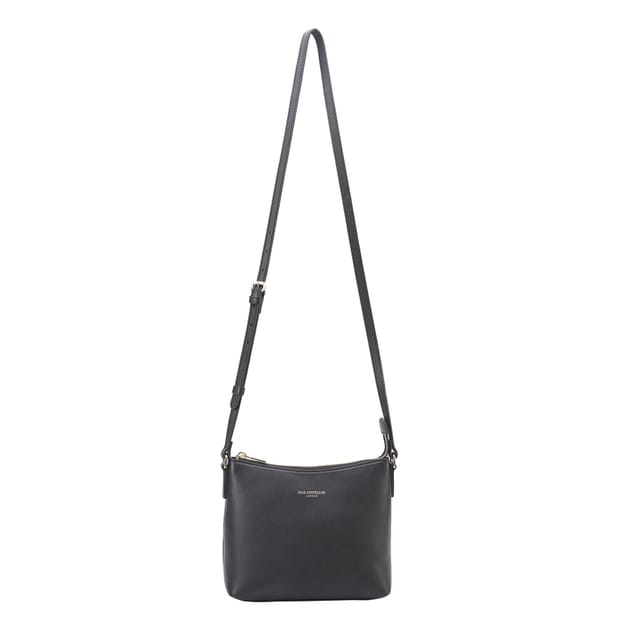 Paul Costelloe Paul Costelloe Women's Denia Leather Cross Body Bag in Jet Black - 2