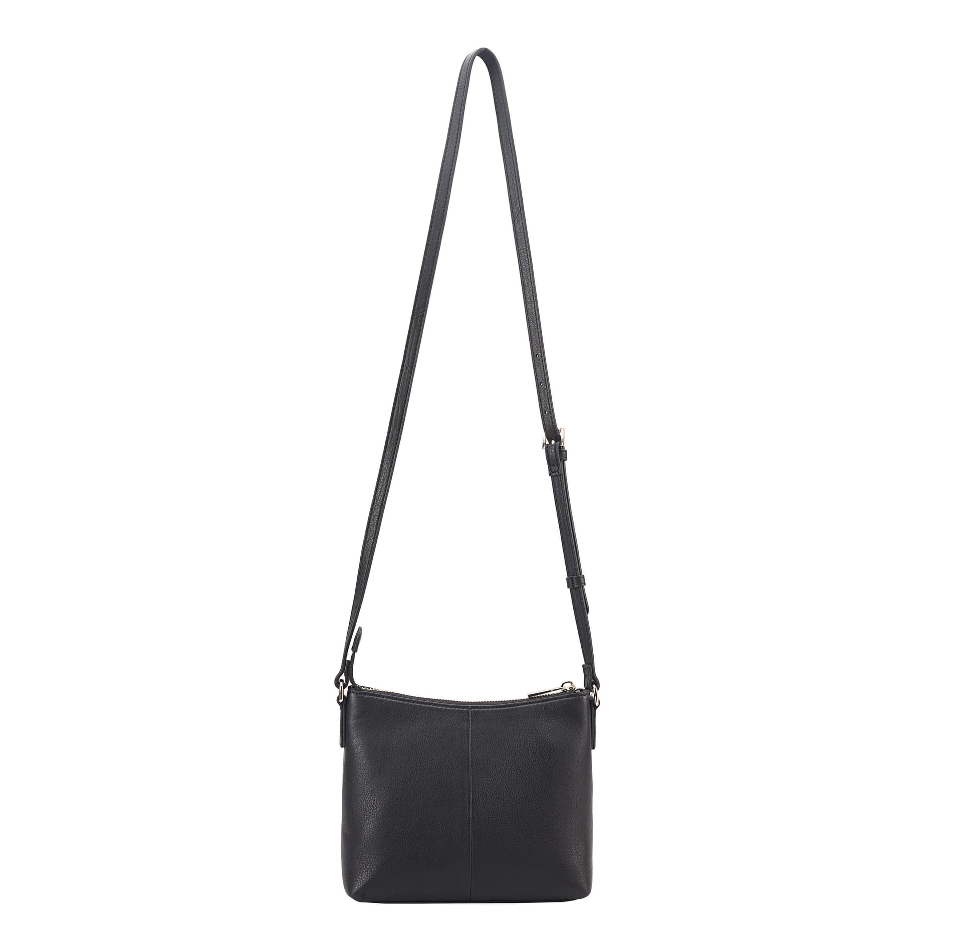 Paul Costelloe Paul Costelloe Women's Denia Leather Cross Body Bag in Jet Black - 4