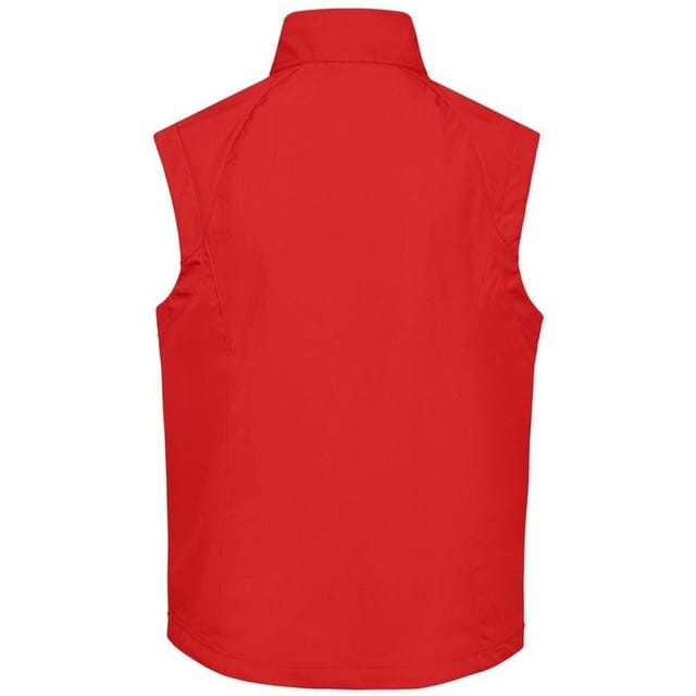 James and Nicholson James and Nicholson Men's Softshell Gilet in Red - 2