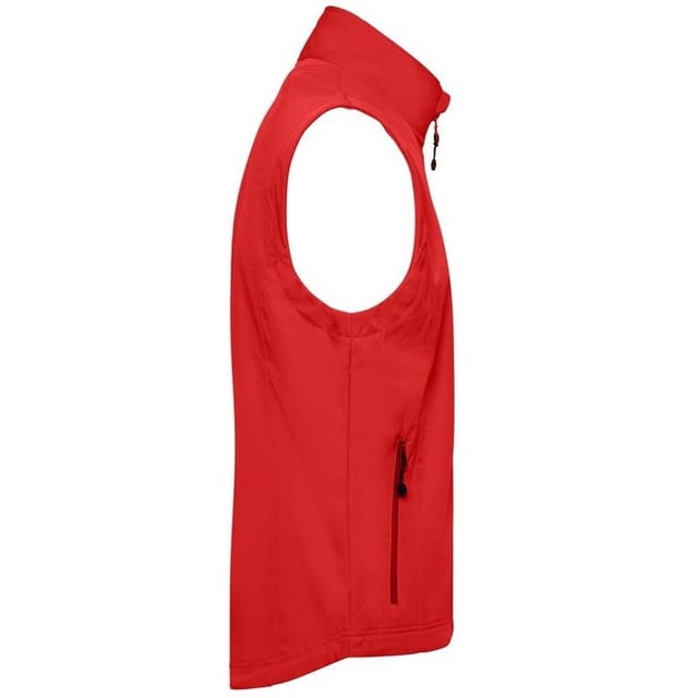 James and Nicholson James and Nicholson Men's Softshell Gilet in Red - 3