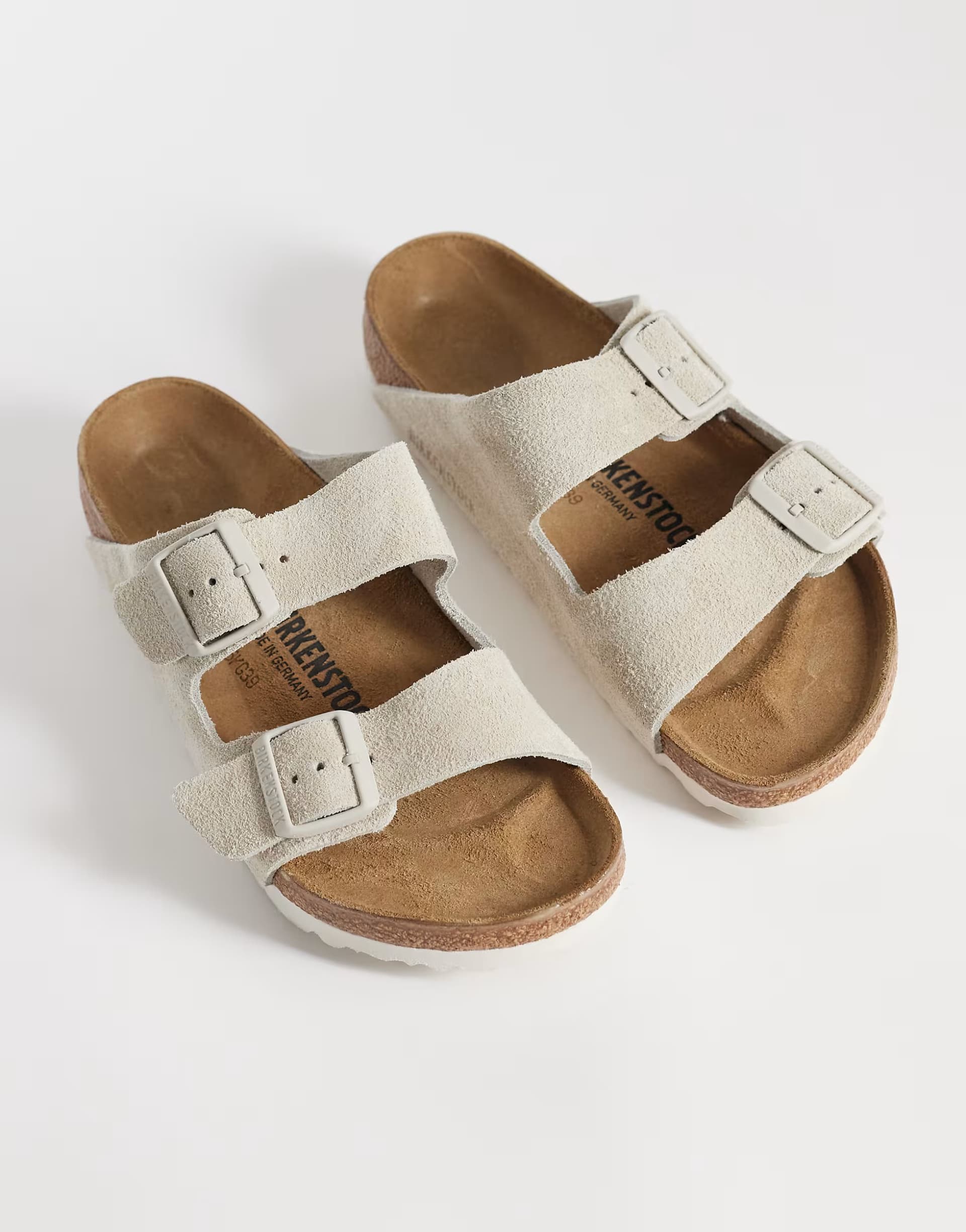ASOS Birkenstock Unisex Arizona in oyster suede