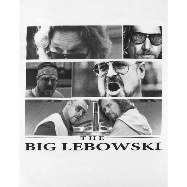 Big Lebowski Big Lebowski Men's Short Sleeved T-Shirt | White | Official Merch - 2