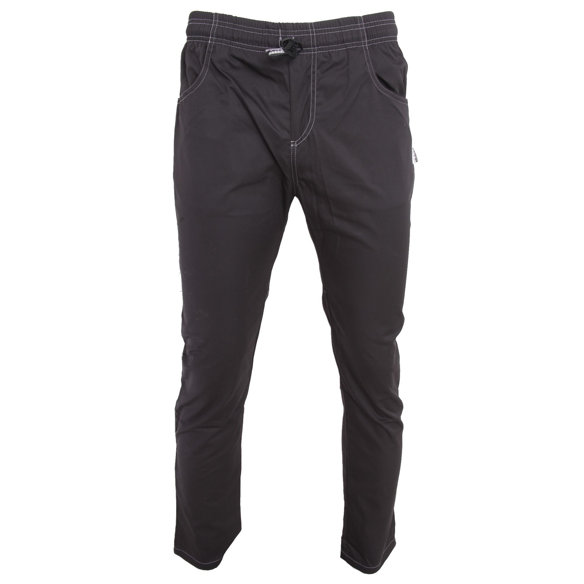 Le Chef Le Chef Men's Crease Resistant Prep Trousers in Black - 3