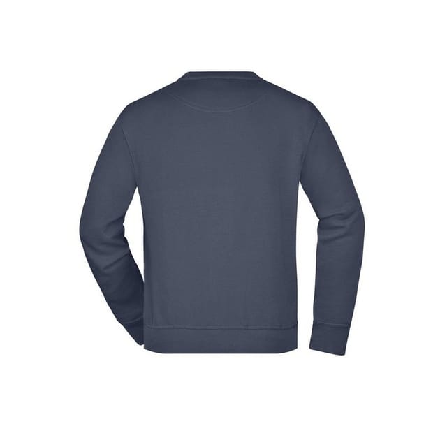 James and Nicholson James and Nicholson Men's Workwear Sweatshirt in Navy - 2