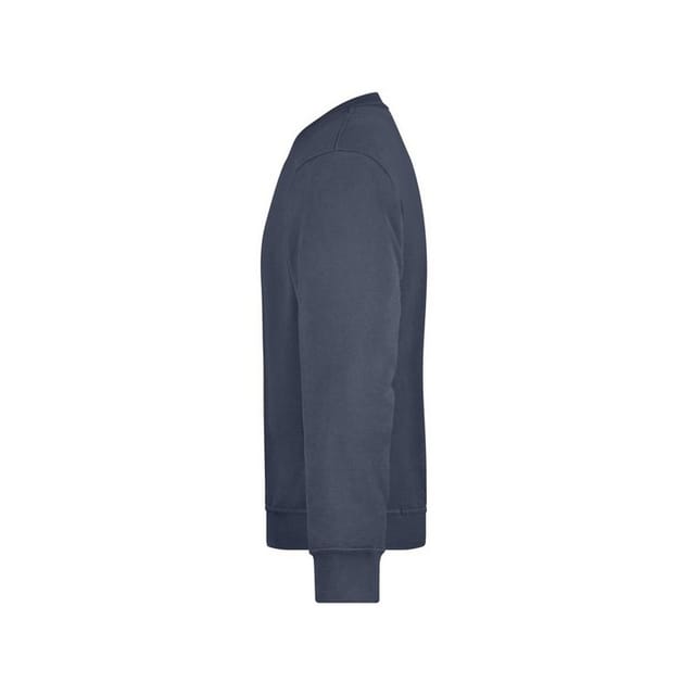 James and Nicholson James and Nicholson Men's Workwear Sweatshirt in Navy - 3
