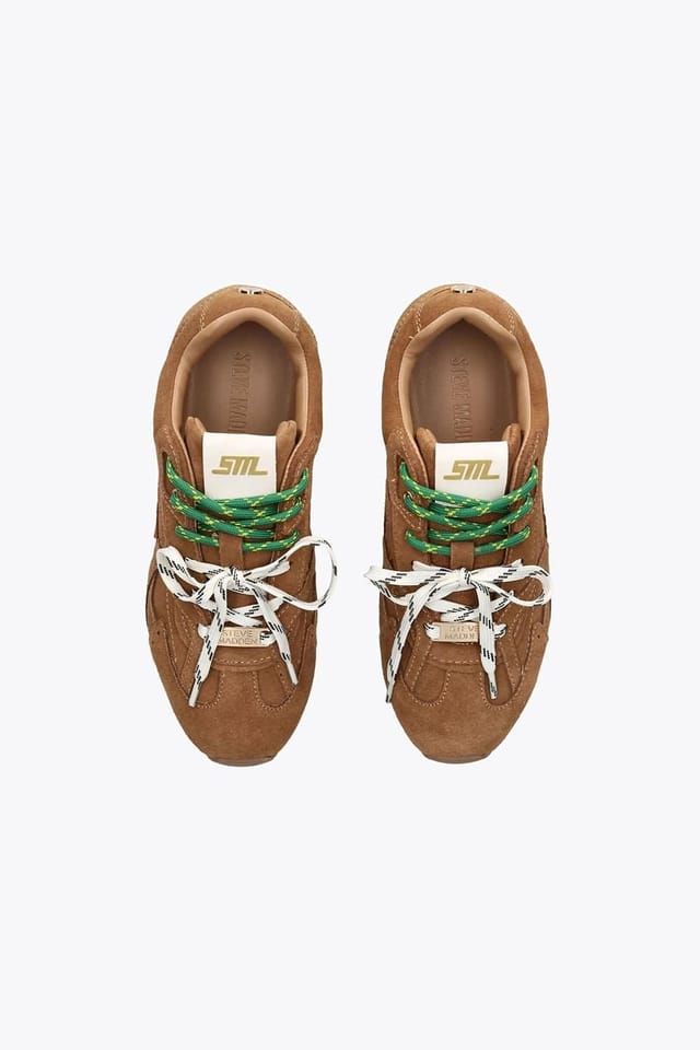 Steve Madden STEVE MADDEN Women's 'Aziel Camel' Suede Trainers in Camel - 2