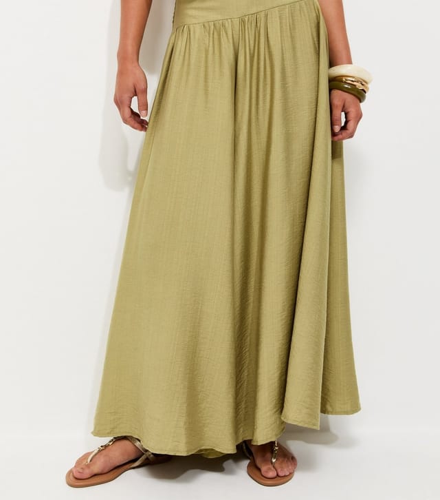 New Look Women's Petite Light Khaki Palazzo Wide Leg Trousers New Look - 3
