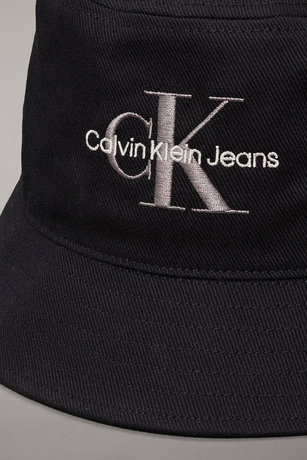 Calvin Klein Calvin Klein Men's Monologo Embroidery Bucket Hat Black - 2