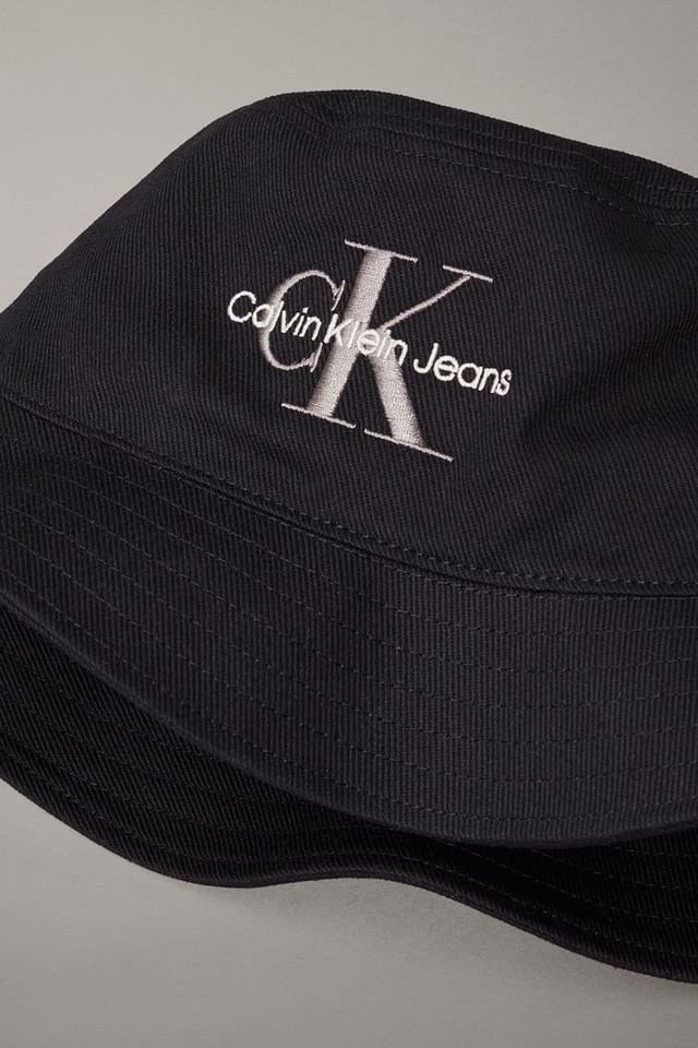 Calvin Klein Calvin Klein Men's Monologo Embroidery Bucket Hat Black - 2