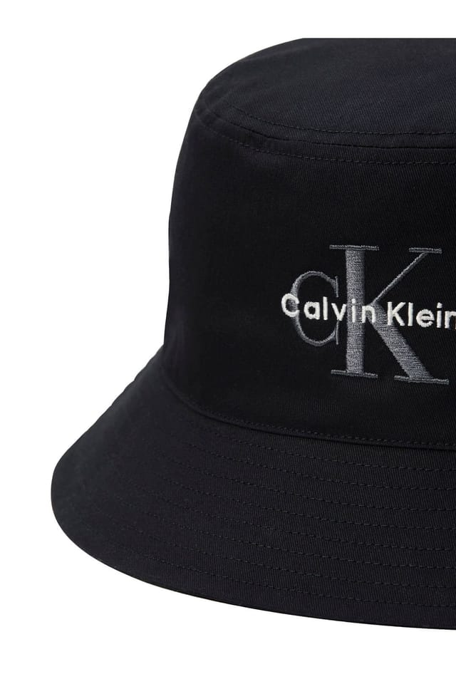 Calvin Klein Calvin Klein Men's Monologo Embroidery Bucket Hat Black - 3