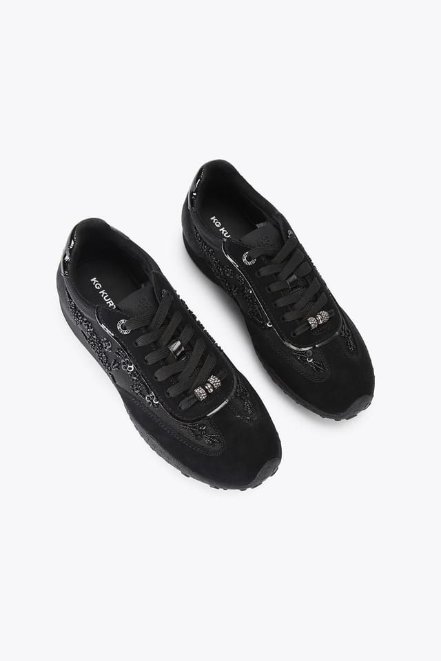 KG Kurt Geiger KG Kurt Geiger Women's 'Lavender Bead' Trainers in Black - 2