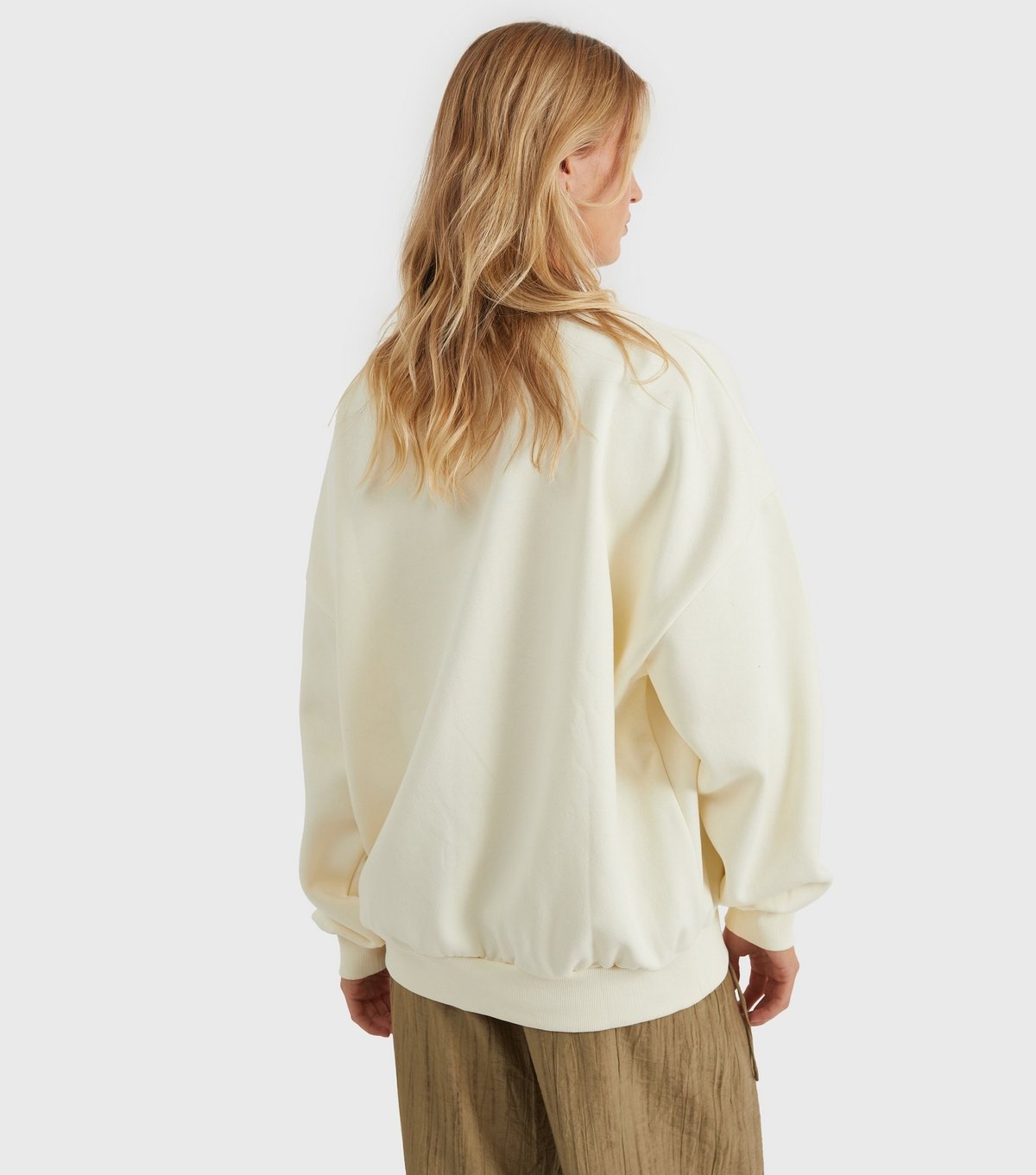 Skinnydip Women's Cream Printed Slogan Sweatshirt Skinnydip New Look - 4