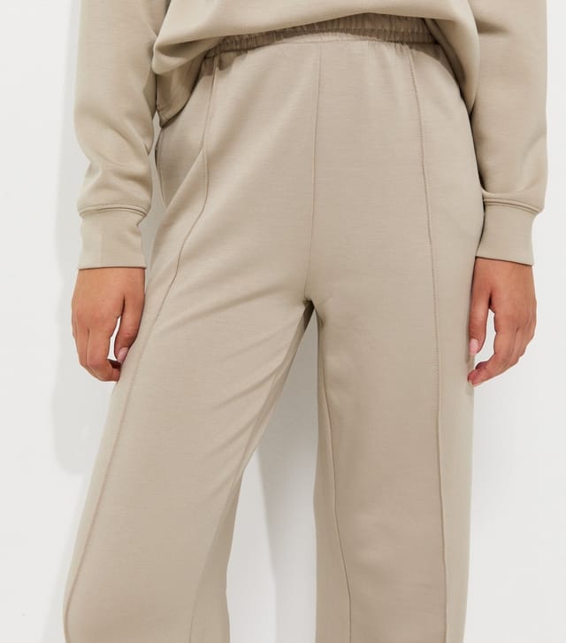 New Look Women's Premium Stone Wide Leg Joggers New Look - 2