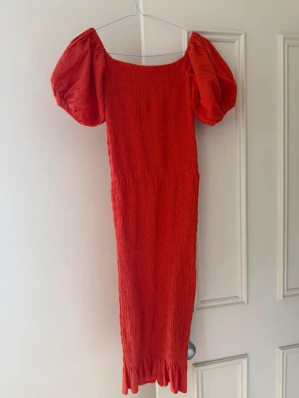 Never Fully Dressed Never fully dressed orange dress