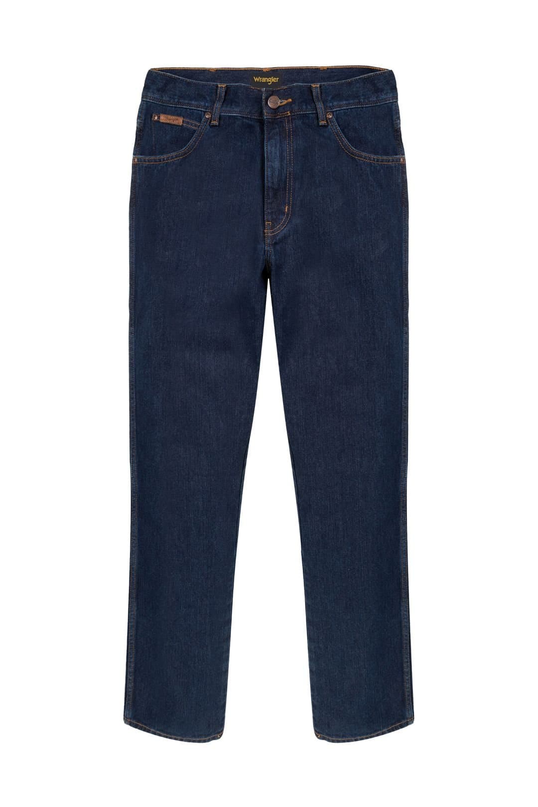Wrangler Wrangler Men's Texas Regular Straight Denim Jeans Dark Stone in Navy
