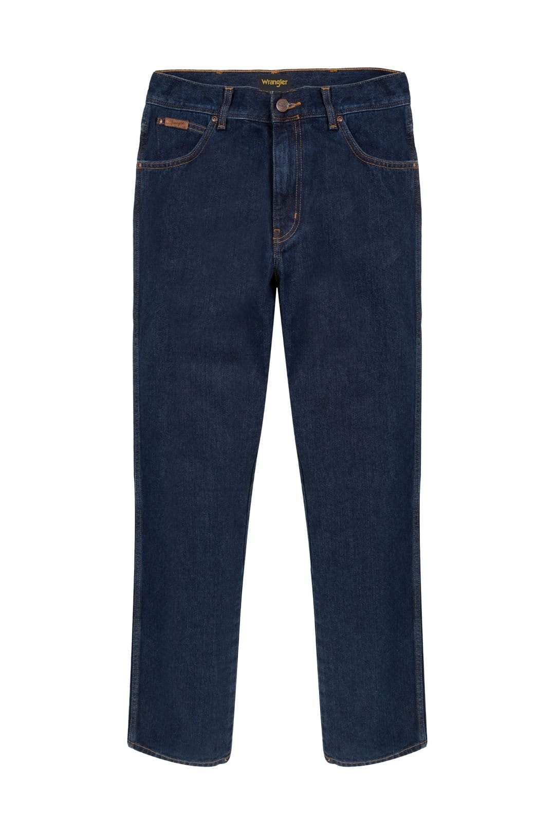 Wrangler Wrangler Men's Texas Regular Straight Denim Jeans Dark Stone in Navy - 1