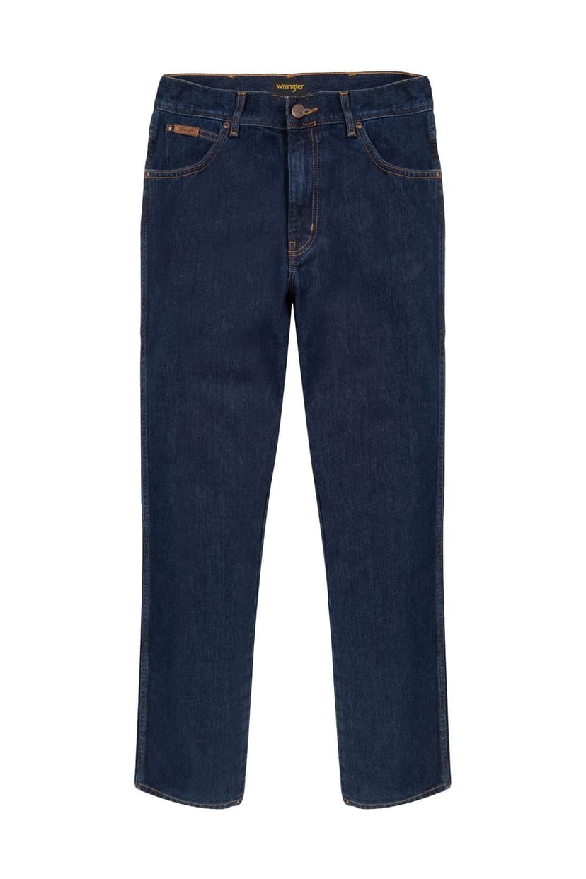 Wrangler Wrangler Men's Texas Regular Straight Denim Jeans Dark Stone in Navy - 1