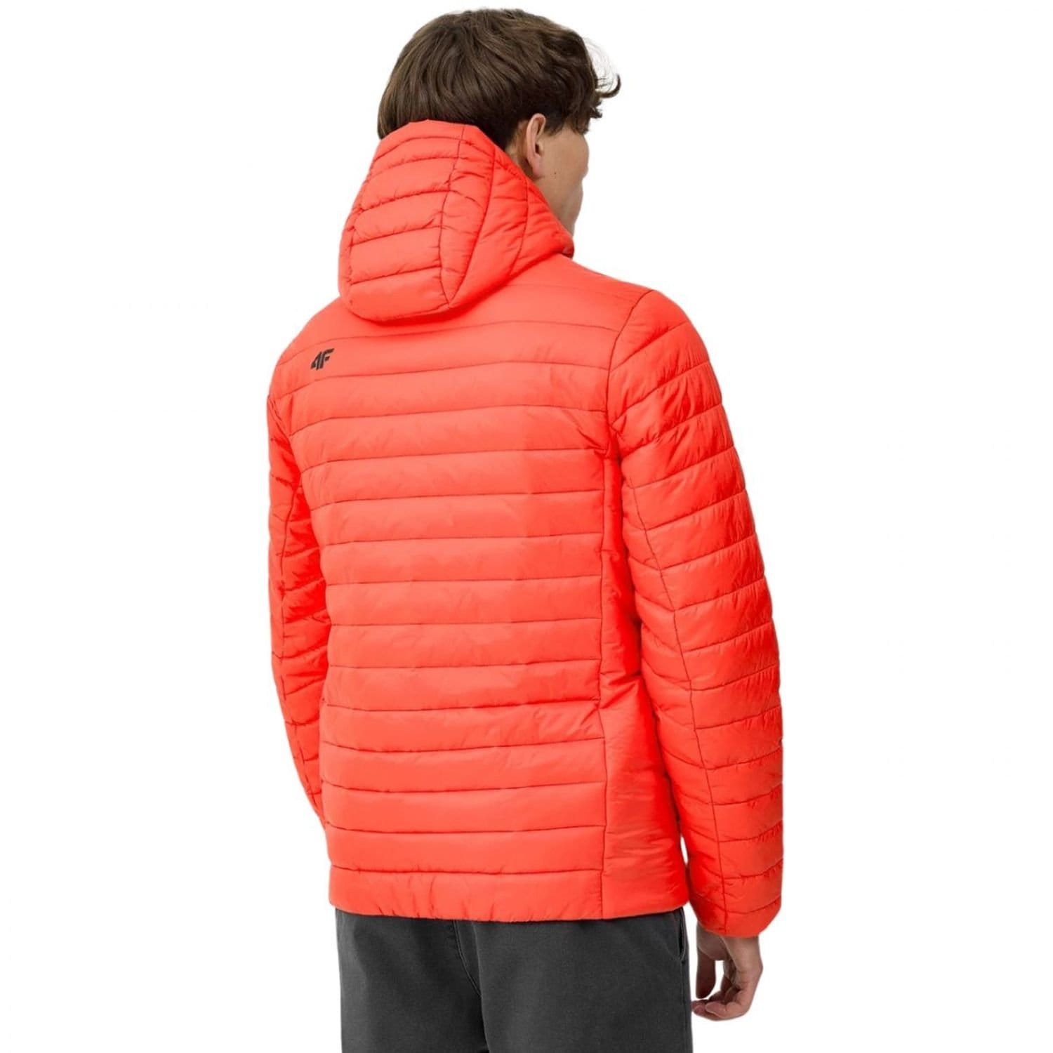 4F 4F Men's Synthetic Down Jacket in Orange - 4
