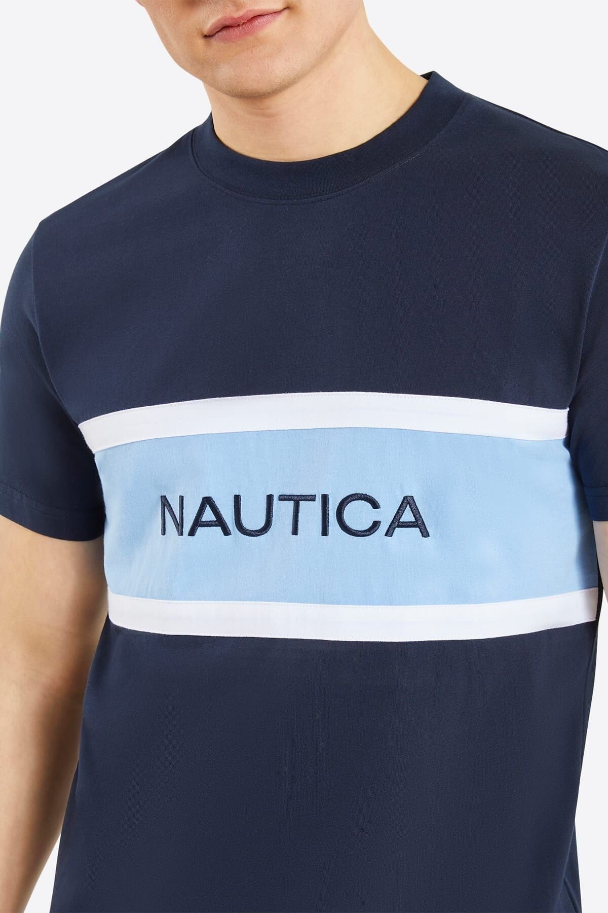 Nautica Nautica Men's 'Henfield' T-Shirt in Dark Navy - 4