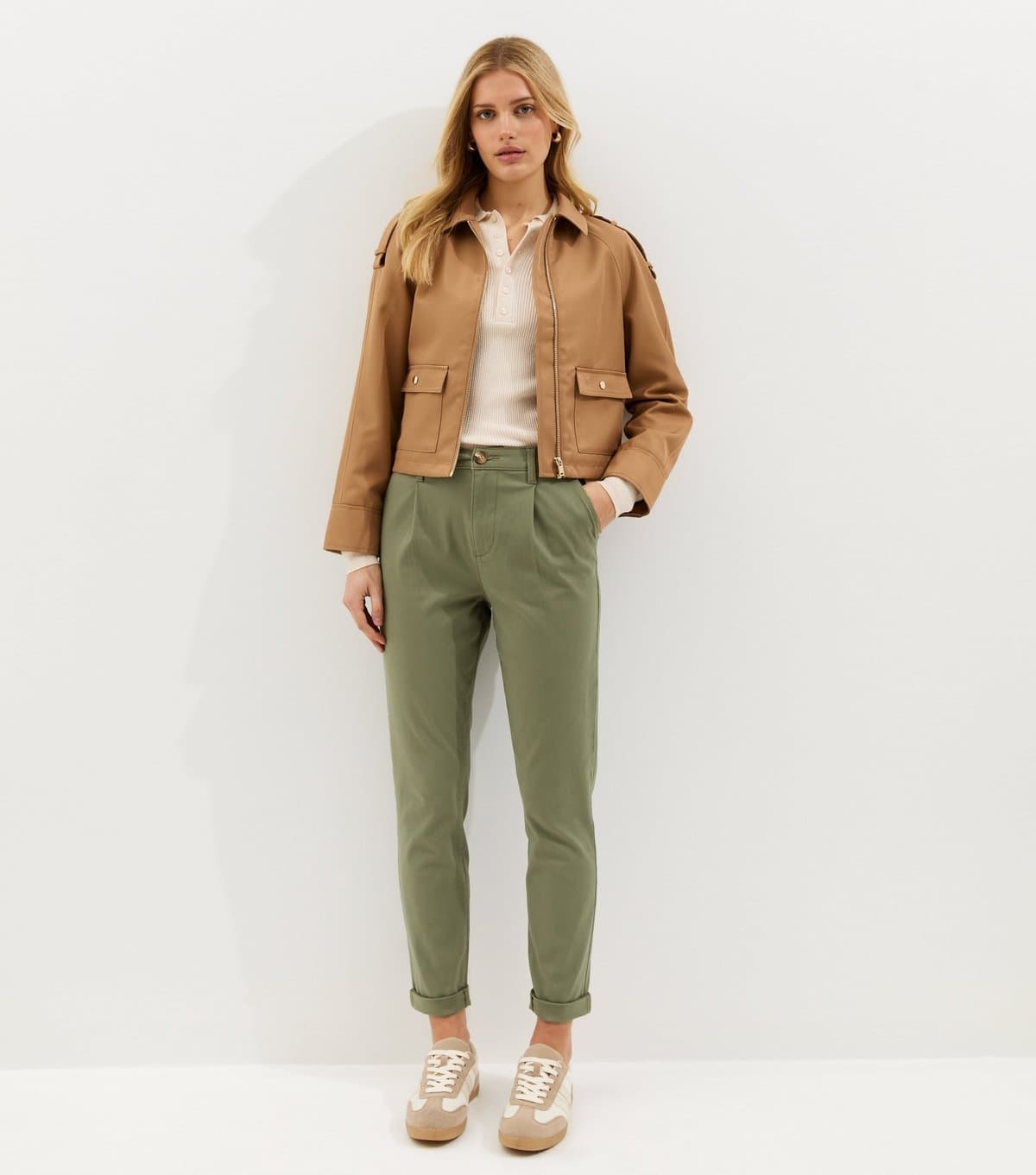 New Look New Look Khaki Slim Leg Chino Trousers