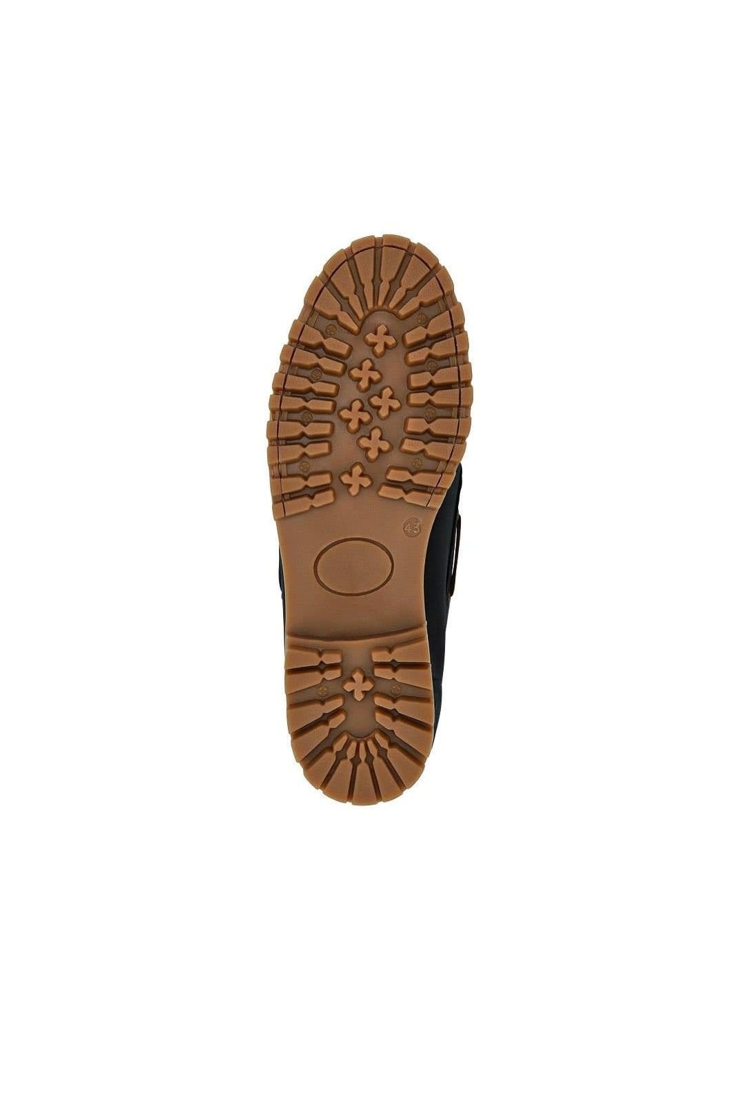 Jones Bootmaker Jones Bootmaker Men's Pickering2 Leather Boat Shoes in Navy - 4