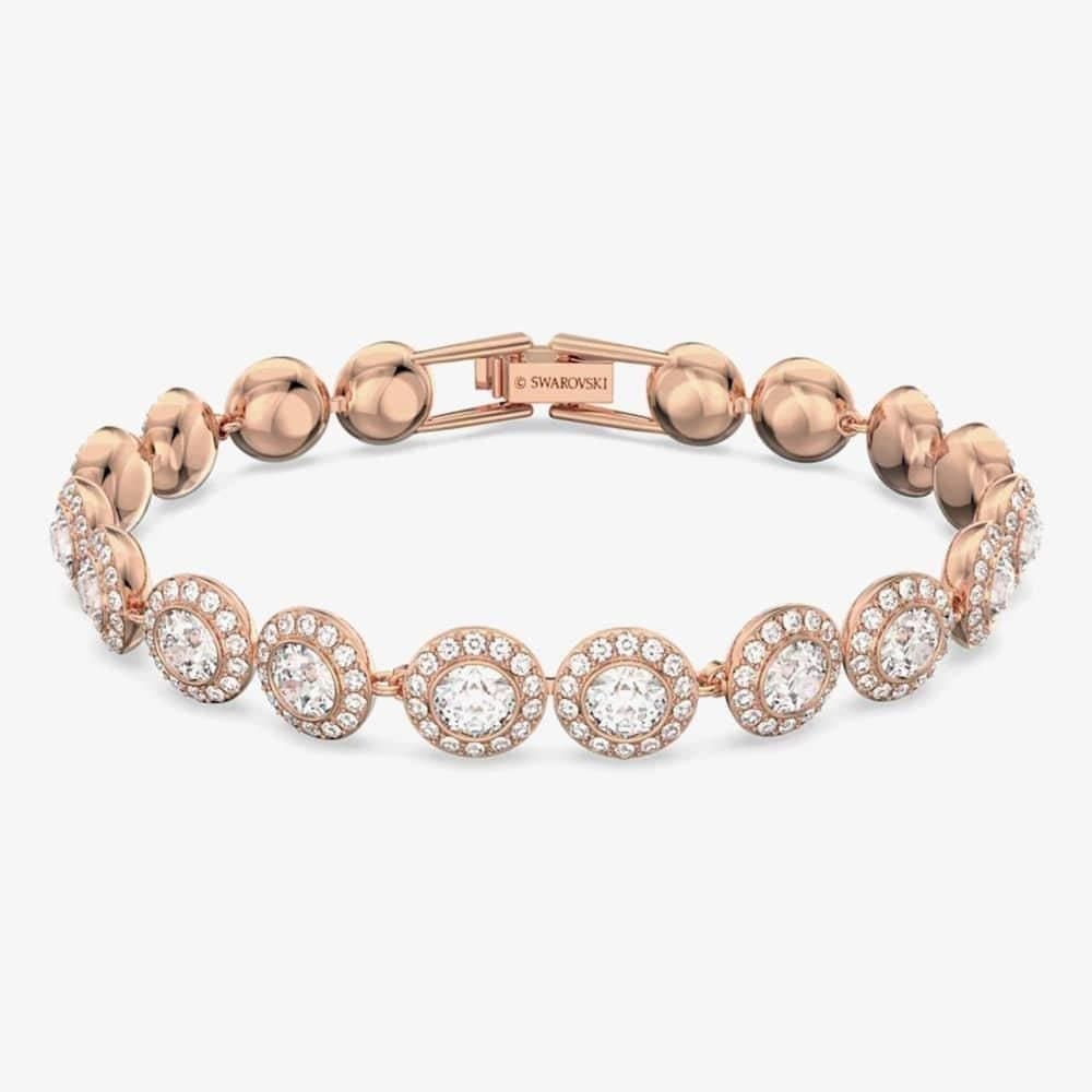 Swarovski Swarovski Rose Gold Tone Angelic Bracelet 5240513