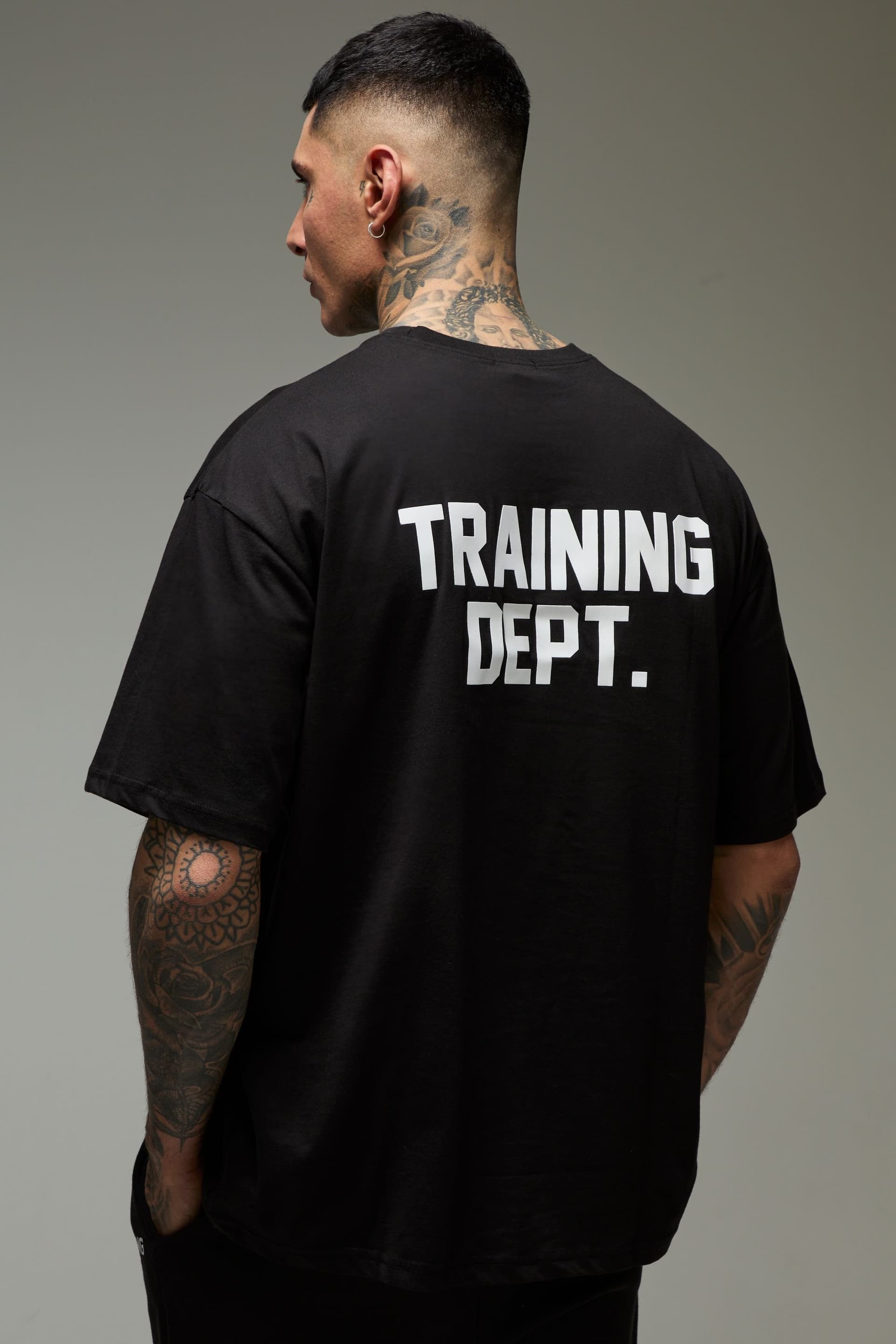 Training Dept. Training Dept. Men's Tall Training Dept Oversized T-shirt in Black