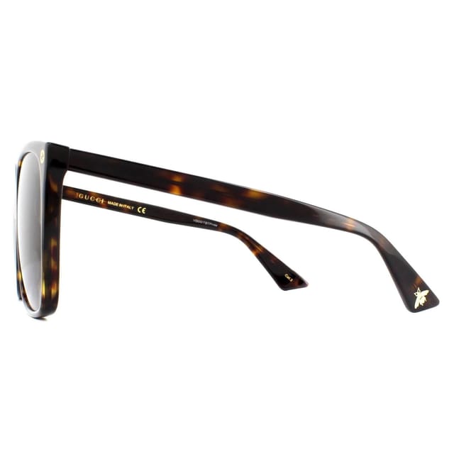 Gucci Gucci Women's Cat Eye Havana Grey Gradient Sunglasses in Brown - 3