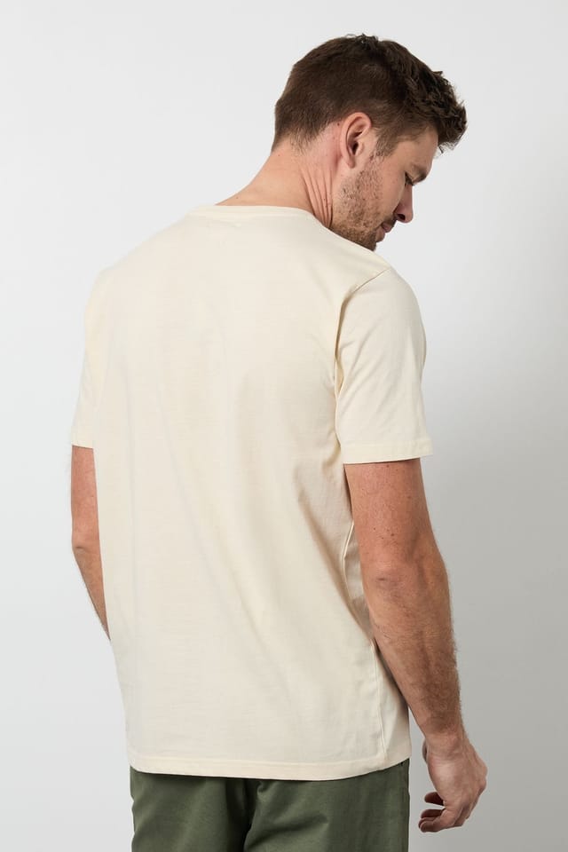 Maine Maine Men's Yellow California Beach Printed T-Shirt - 3